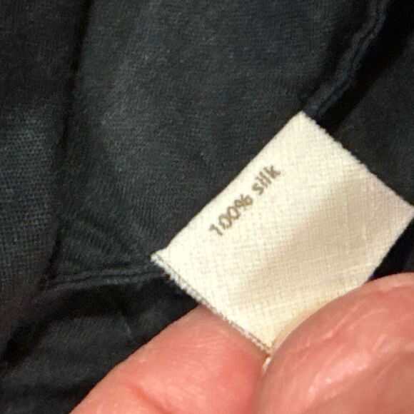 Elaine Kim silk button down blouse size 12 - Picture 3 of 5